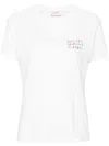 Mc2 Saint Barth Emilie Cotton T-shirt In White