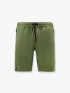 Mc2 Saint Barth Sunbath Nylon Swim Trunks In Green