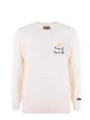Mc2 Saint Barth Sweater In Wool And Cashemere In White