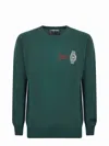 Mc2 Saint Barth Maglione Heron In Green
