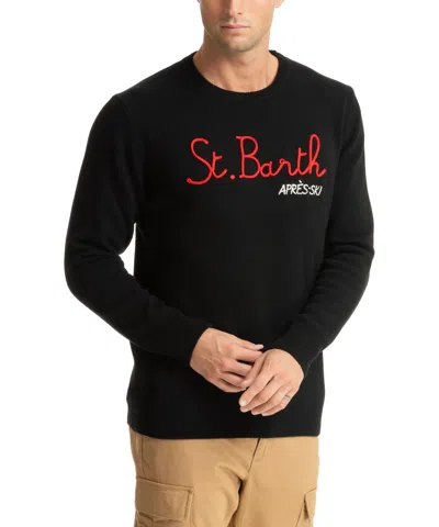 Mc2 Saint Barth Sweater In Black