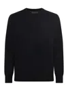 Mc2 Saint Barth Logo Embroidered Crewneck Jumper In Black