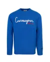Mc2 Saint Barth Courmayeur Sweater In Wool Blend In Blue