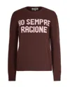 Mc2 Saint Barth Maglia New Queen Ho Sempre Ragione Marrone In Brown