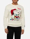 Mc2 Saint Barth White Snoopy Crew Neck Shirt In White