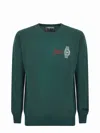 Mc2 Saint Barth Maglione Heron In Green