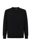 Mc2 Saint Barth Logo Embroidered Crewneck Jumper In Black