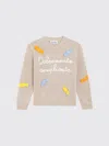 Mc2 Saint Barth Beige Sweater With Candy Patch In Neutral