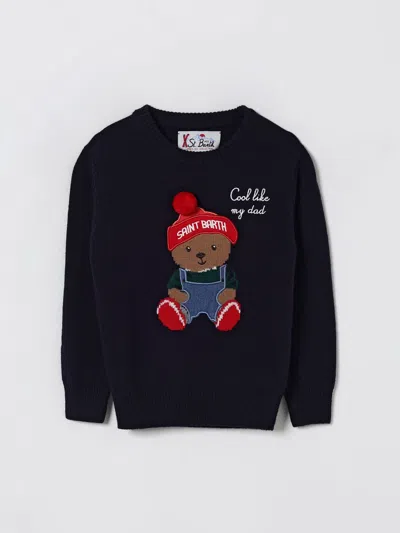 Mc2 Saint Barth Sweater  Kids Color Blue In Multi