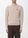 Mc2 Saint Barth Sweater  Men Color Beige In Brown