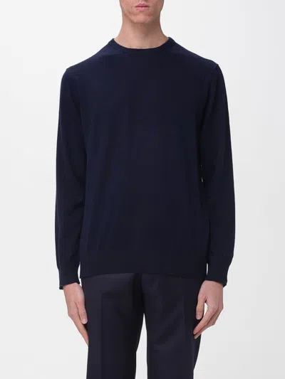 Mc2 Saint Barth Raglan-sleeves Ribbed Sweater In Blue