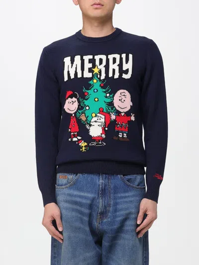 Mc2 Saint Barth Sweater  Men Color Blue In Black