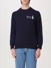 Mc2 Saint Barth Embroidered Bottle-design Sweater In Navy