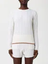Mc2 Saint Barth Sweater  Woman Color Beige In White