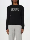 Mc2 Saint Barth Adoro Sweater In Wool And Cashmere Blend In Schwarz