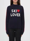 Mc2 Saint Barth Stripe Ski Lover Knitwear In Blue