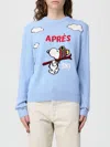 Mc2 Saint Barth Gc New Queen C Snoopy Apres Ski Sweater In Blue