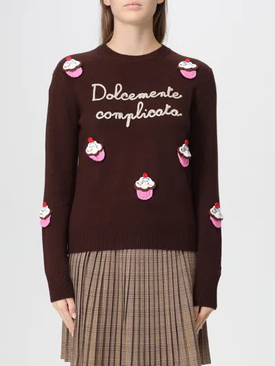 Mc2 Saint Barth Sweater  Woman Color Multicolor In Brown