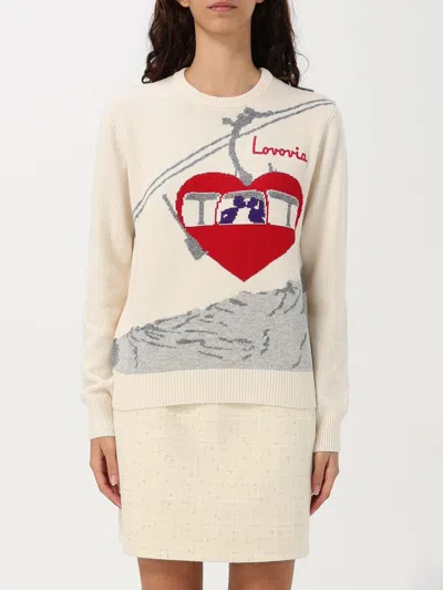 Mc2 Saint Barth Sweater  Woman Color White In Weiss