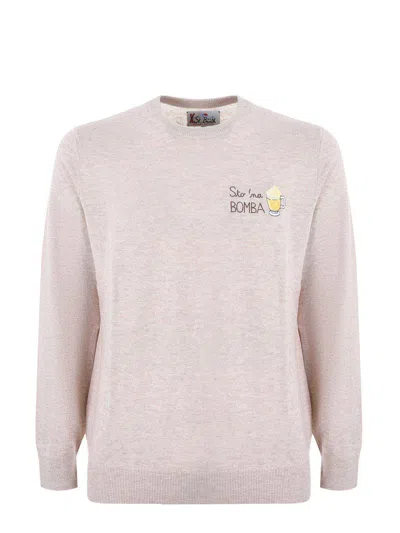 Mc2 Saint Barth Sweater In Neutral