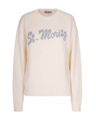Mc2 Saint Barth Sweater In Neutral