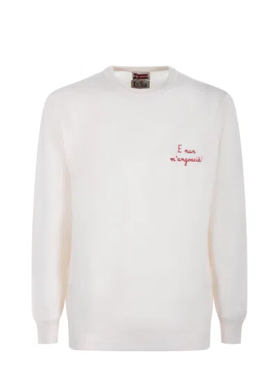 Mc2 Saint Barth Sweater In White
