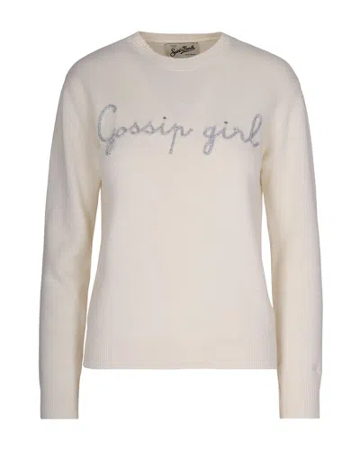 Mc2 Saint Barth Maglia New Queen Gossip Girl Bianca In Neutral