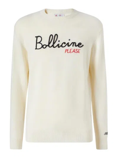 Mc2 Saint Barth Sweater In White