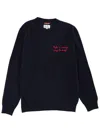 Mc2 Saint Barth Sweater With Embroidery In Blue