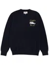 Mc2 Saint Barth Sweater With Embroidery In Black