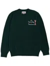 Mc2 Saint Barth Sweater With Embroidery In Multi