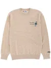 Mc2 Saint Barth Sweater With Embroidery In Multi