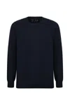 Mc2 Saint Barth Logo Embroidered Crewneck Jumper In Blue