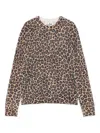 Mc2 Saint Barth New Queen Printed Sweater In Animal Print