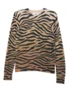Mc2 Saint Barth New Queen Animal-print Sweater In Animal Print