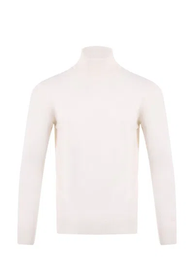 Mc2 Saint Barth Bond Turtleneck Jumper In Beige
