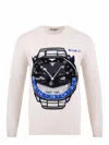 Mc2 Saint Barth Heron Sweater In Beige