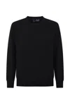 Mc2 Saint Barth Logo Embroidered Crewneck Jumper In Black