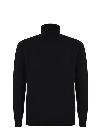 Mc2 Saint Barth Sweaters In Black