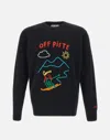 Mc2 Saint Barth Off Piste Wool And Cashmere Blend Sweater In Black