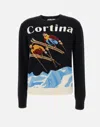 Mc2 Saint Barth Cortina Wool And Cashmere Blend Jumper In Black