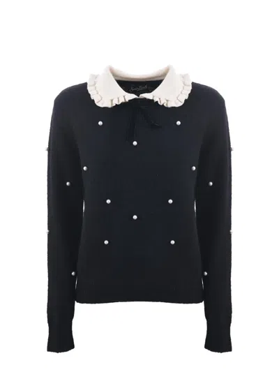Mc2 Saint Barth Sweaters In Black