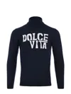 Mc2 Saint Barth Dolcevita In Blu Scuro/panna
