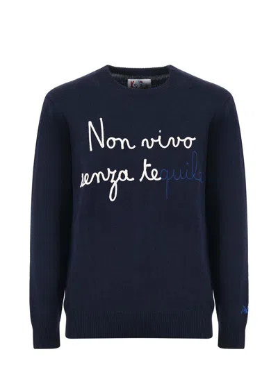 Mc2 Saint Barth Sweaters In Blue