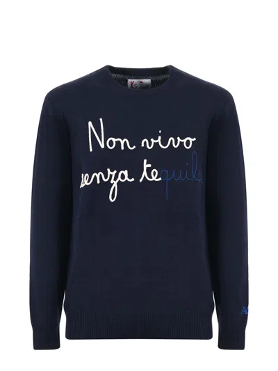 Mc2 Saint Barth Sweaters In Blue