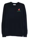 Mc2 Saint Barth Navy Blue Wool Sweater In Blue