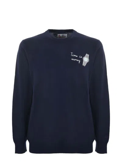 Mc2 Saint Barth Sweaters In Blue