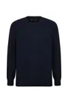 Mc2 Saint Barth Logo Embroidered Crewneck Jumper In Blue