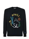 Mc2 Saint Barth Heron Sweater Round-neck Sweater In Blue