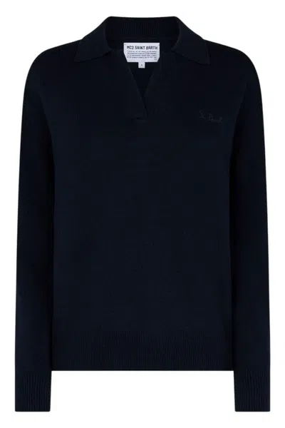 Mc2 Saint Barth Sweaters Blue